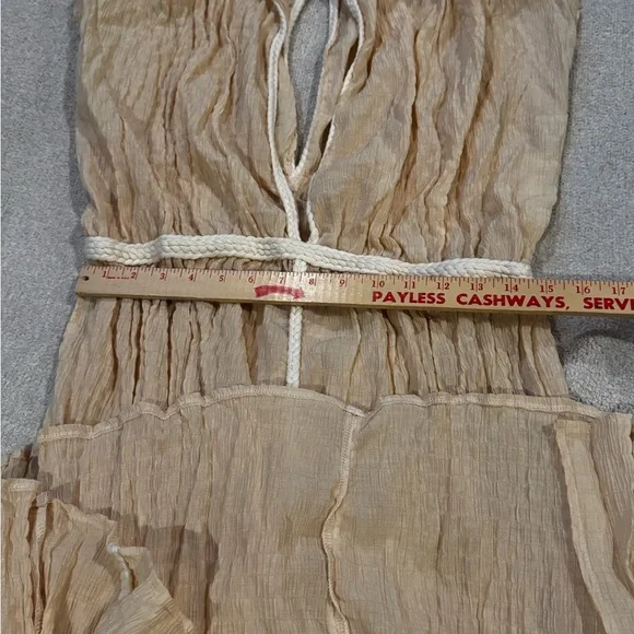 Sheer Tan Cover-Up Dress - Picture 3 of 4